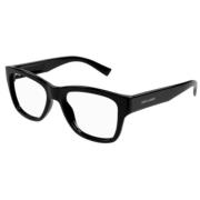 Saint Laurent Elegant Läder Axelväska Black, Unisex