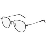 Saint Laurent Elegant Svart Läder Axelväska Black, Unisex