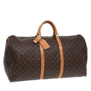 Louis Vuitton Vintage Pre-owned Canvas resvskor Brown, Dam