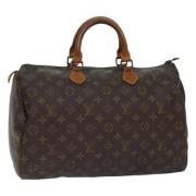 Louis Vuitton Vintage Pre-owned Canvas handvskor Brown, Dam