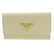 Prada Vintage Pre-owned Laeder plnbcker Beige, Dam