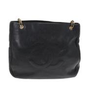 Chanel Vintage Pre-owned Laeder totevskor Black, Dam