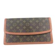 Louis Vuitton Vintage Pre-owned Tyg louis-vuitton-vskor Brown, Dam