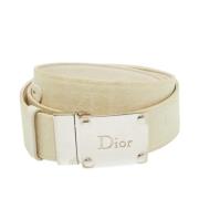 Dior Vintage Pre-owned Tyg skrp White, Dam