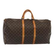 Louis Vuitton Vintage Pre-owned Canvas handvskor Brown, Dam