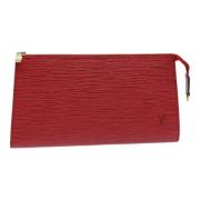 Louis Vuitton Vintage Pre-owned Laeder kuvertvskor Red, Dam