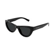 Saint Laurent Elegant Läder Axelväska Black, Unisex