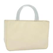 Prada Vintage Pre-owned Canvas handvskor Beige, Dam