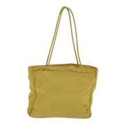 Prada Vintage Pre-owned Tyg totevskor Yellow, Dam