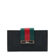 Gucci Vintage Pre-owned Laeder plnbcker Black, Dam