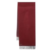 Canali Lyxig Cashmere Scarf, Tillverkad i Italien Red, Herr