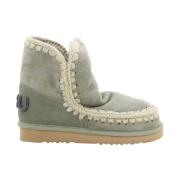 Mou Dam Khaki Eskimo Glitt Logo Skor Green, Dam