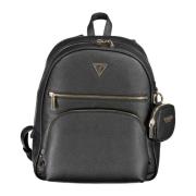 Guess Svart Damryggsäck Power Play Black, Dam