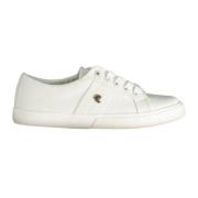 Ralph Lauren Sportiga vita sneakers med ikoniskt logotyp White, Dam