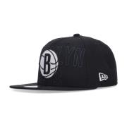 New Era Brooklyn Nets NBA Draft Cap Black, Herr