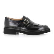 Doucal's Svarta Brogue Läderskor Black, Dam