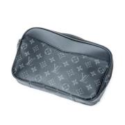 Louis Vuitton Vintage Pre-owned Belagd canvas crossbodyvskor Black, Da...