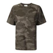 Aries Militär Bomull T-shirt Green, Herr