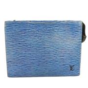 Louis Vuitton Vintage Pre-owned Laeder louis-vuitton-vskor Blue, Dam