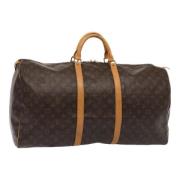 Louis Vuitton Vintage Pre-owned Canvas handvskor Brown, Dam