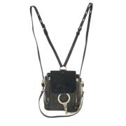 Chloé Pre-owned Pre-owned Laeder ryggsckar Black, Dam