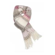 Gustav Fluffig Ullsjal Pink Tulle Gray, Dam