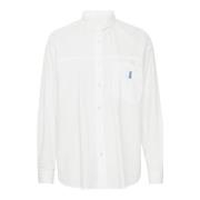 Ball Vit Skjortblus med Ficka White, Dam