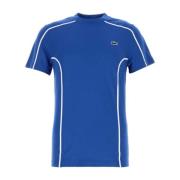 Lacoste Stilren Blå Polyester T-shirt Blue, Herr