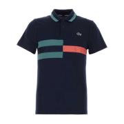 Lacoste Blå Piquet Pikétröja Blue, Herr