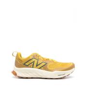 New Balance Gula Mesh Sneakers Snörning Design Yellow, Herr