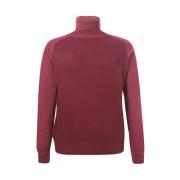 Etro Bordeaux Ull Turtleneck Sweater Red, Herr