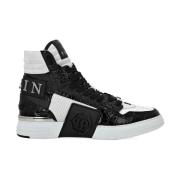 Philipp Plein Snygga Herr Sneakers Black, Herr