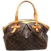 Louis Vuitton Vintage Pre-owned Tyg louis-vuitton-vskor Brown, Dam