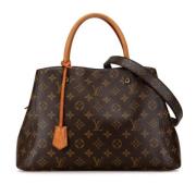 Louis Vuitton Vintage Pre-owned Canvas handvskor Brown, Dam