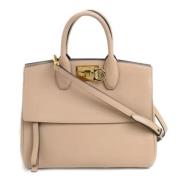 Salvatore Ferragamo Pre-owned Pre-owned Laeder handvskor Beige, Dam