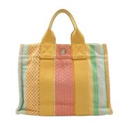 Hermès Vintage Pre-owned Canvas handvskor Multicolor, Dam