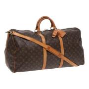 Louis Vuitton Vintage Pre-owned Canvas handvskor Brown, Dam