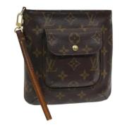 Louis Vuitton Vintage Pre-owned Canvas kuvertvskor Brown, Dam