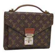 Louis Vuitton Vintage Pre-owned Canvas louis-vuitton-vskor Brown, Dam