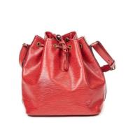 Louis Vuitton Vintage Pre-owned Laeder axelremsvskor Red, Dam