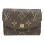 Louis Vuitton Vintage Pre-owned Belagd canvas plnbcker Brown, Dam