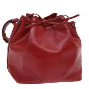 Louis Vuitton Vintage Pre-owned Laeder axelremsvskor Red, Dam