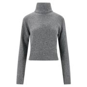 Ami Paris Knitwear Gray, Dam