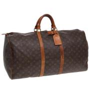 Louis Vuitton Vintage Pre-owned Canvas handvskor Brown, Dam