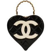 Chanel Vintage Pre-owned Tyg handvskor Black, Dam