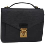 Louis Vuitton Vintage Pre-owned Laeder handvskor Black, Dam