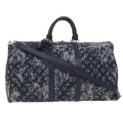 Louis Vuitton Vintage Pre-owned Canvas handvskor Black, Dam