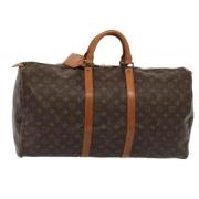 Louis Vuitton Vintage Pre-owned Canvas handvskor Brown, Dam