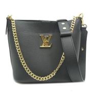 Louis Vuitton Vintage Pre-owned Tyg louis-vuitton-vskor Black, Dam