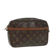 Louis Vuitton Vintage Pre-owned Canvas kuvertvskor Brown, Dam